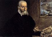 El Greco Portrait of Giorgio Giulio Clovio, the earliest surviving portrait from El Greco painting